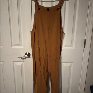 Women's Tan Jumpsuit